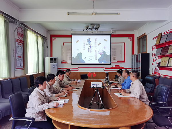 5月10日思廉日，渭河塑業(yè)公司開展“清風(fēng)伴行，廉潔潤心”主題黨日活動。.jpg